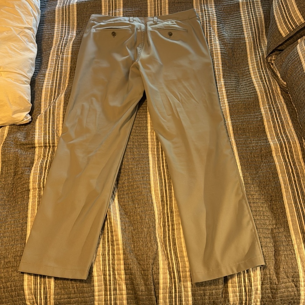 MIZZEN+MAIN Men's Baron Chino Pant Athletic Fit Gray Size 32W and 30L - Picture 7 of 8